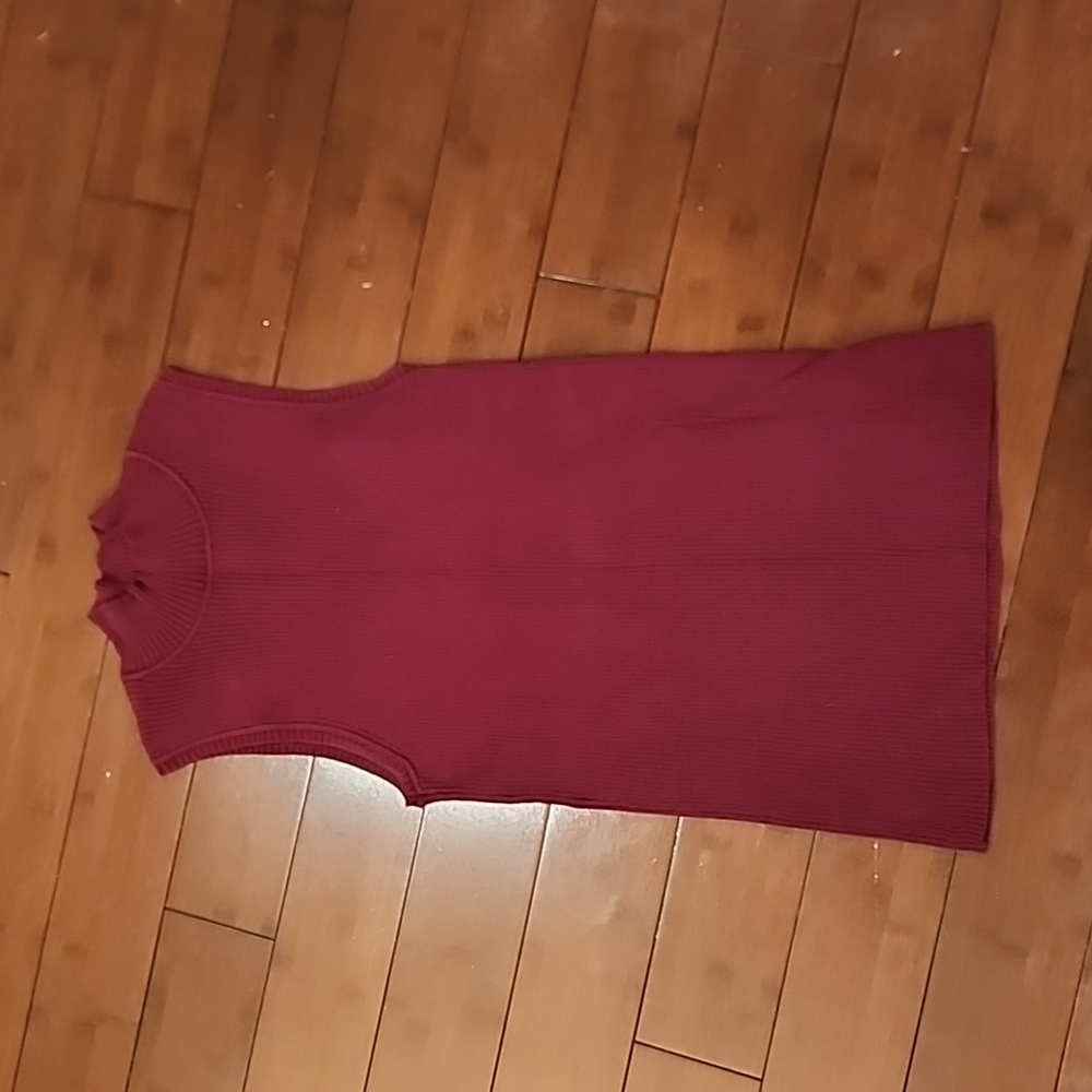 The Limited Wine Sleeveless Sweater Large